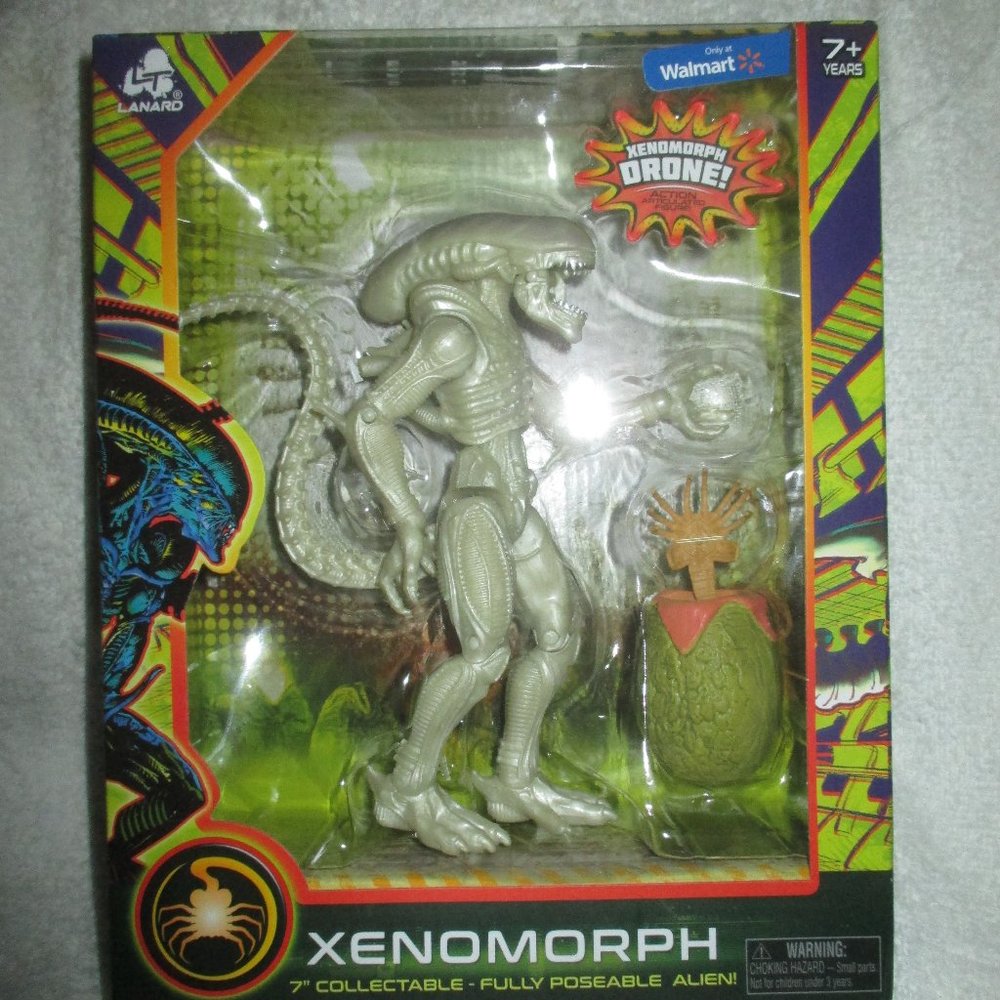 Lanard Alien Collection Xenomorph Drone 7” Walmart Exclusive Alien figure NEW